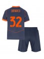 Billige Inter Milan Federico Dimarco #32 Tredjedraktsett Barn 2025-26 Kortermet (+ Korte bukser)